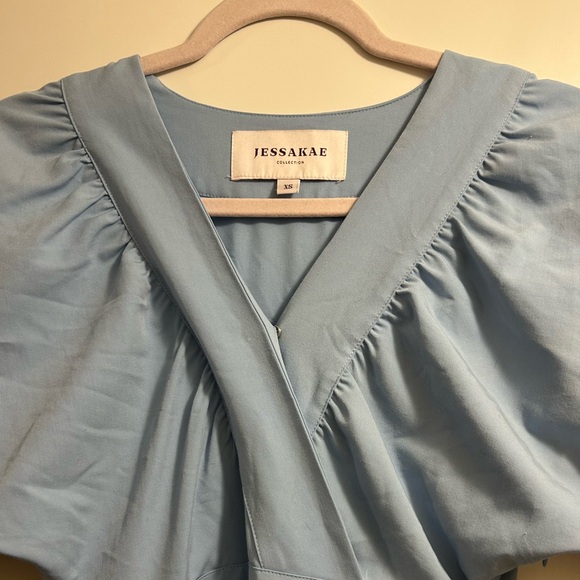 JESSEKAE Light Blue Maxi Dress - Picture 3 of 5